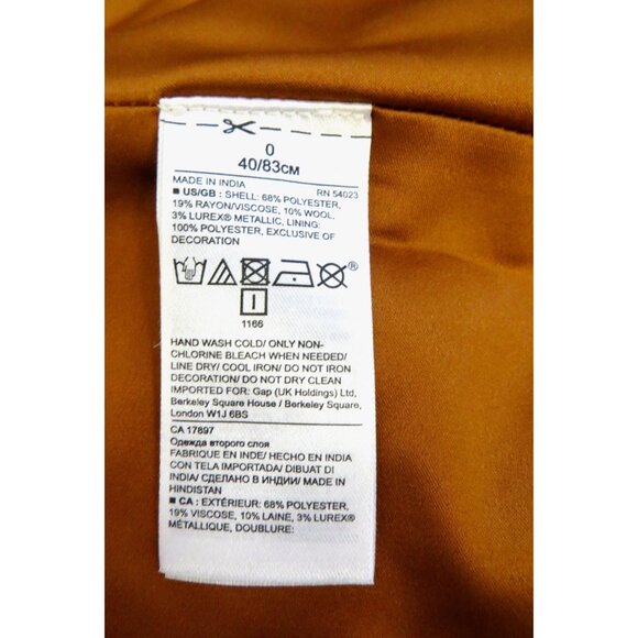 NEW! Banana Republic Heritage Collection Beaded Open Front Blazer Jacket SZ 0 - Picture 12 of 12